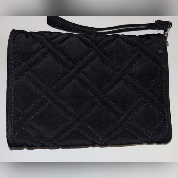 Vera Bradley Elegant Black Quilted Wallet - Picture 3 of 10